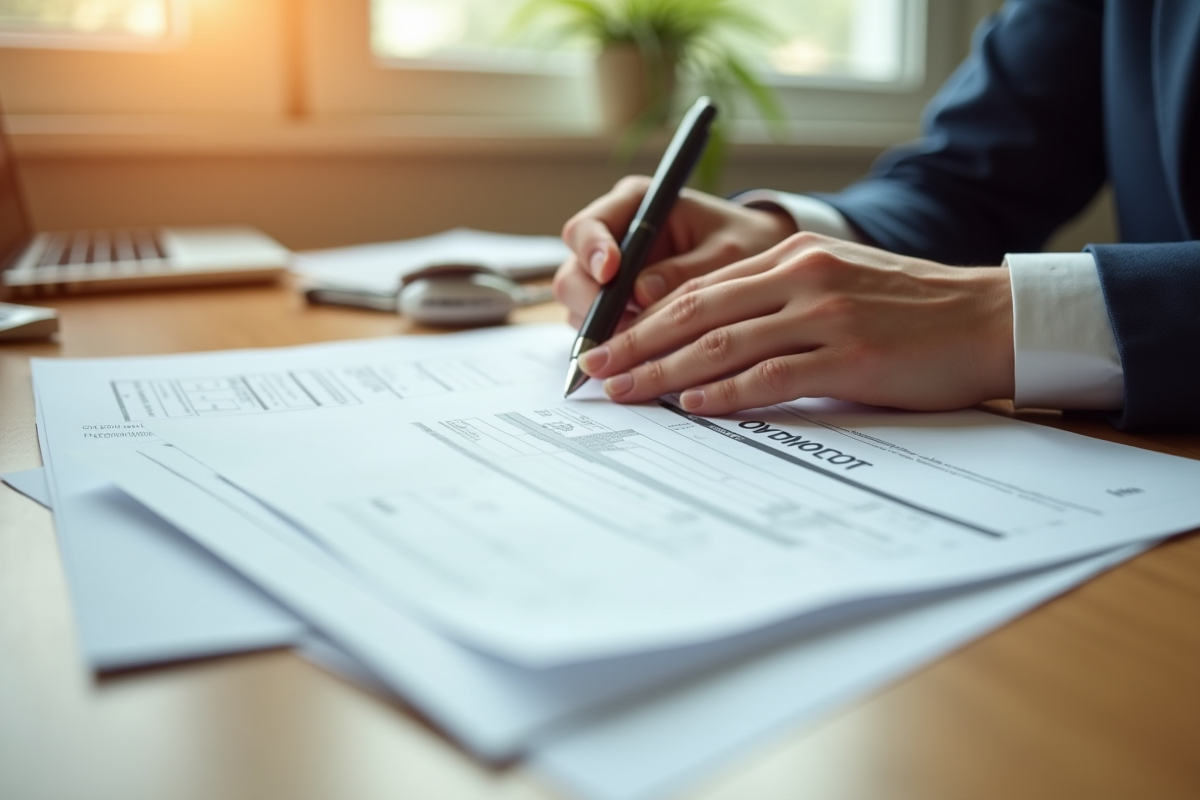 Main examinant documents fiscaux et alarme maison